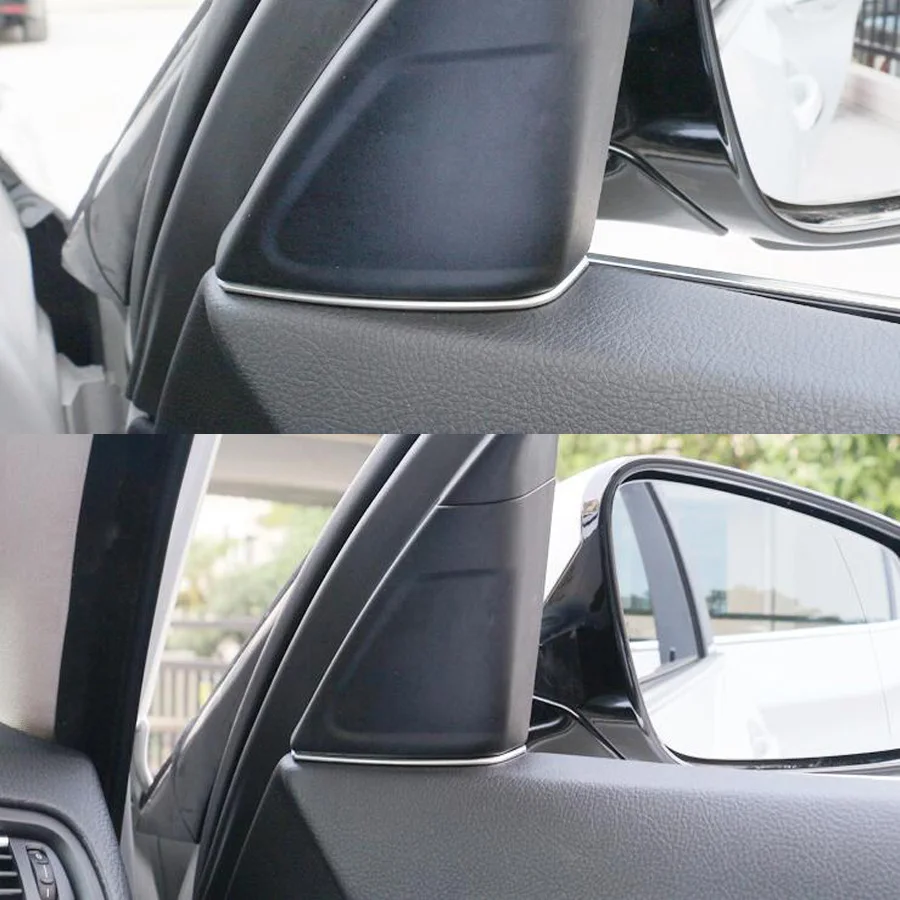 Подходит для BMW 5 серии 525 520 F10- передней дверной динамик полосы стерео самоклеящаяся отделка тюнинговые молдинги Стикеры