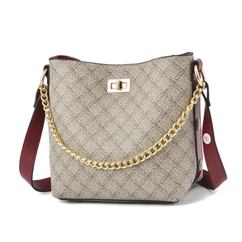 

2019 new fashion casual women's messenger bag high-end crocodile pattern bag shoulder bag women handbags ladies hand bags