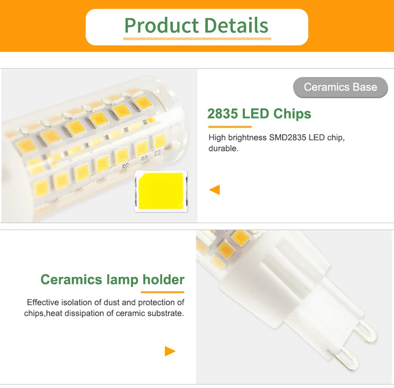 Kaguyahime затемнения светодиодный G4 G9 E14 лампа керамические лампочки DC 12V AC 220V 3W 6W 9W COB G9 светодиодный G4 для сменная галогенн