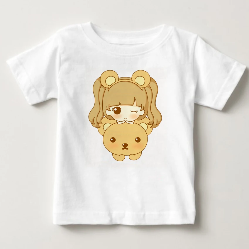 

2018 summer short sleeved T-shirt boy girl cotton T-shirt cute baby cartoon beauty summer coat hot sale