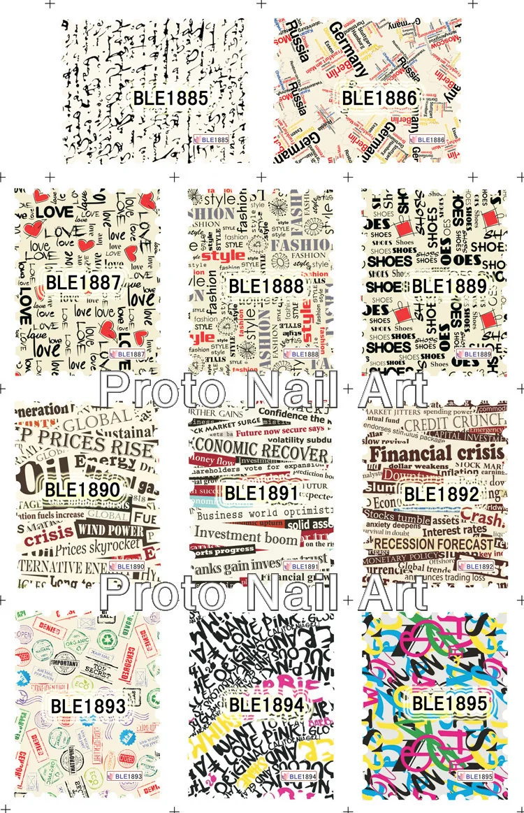 

Makartt 11 Designs BLE Postage Stamps Map Designs Nail Stickers Vintage Design Water Nail Decal Nail Art Decorations XB0720