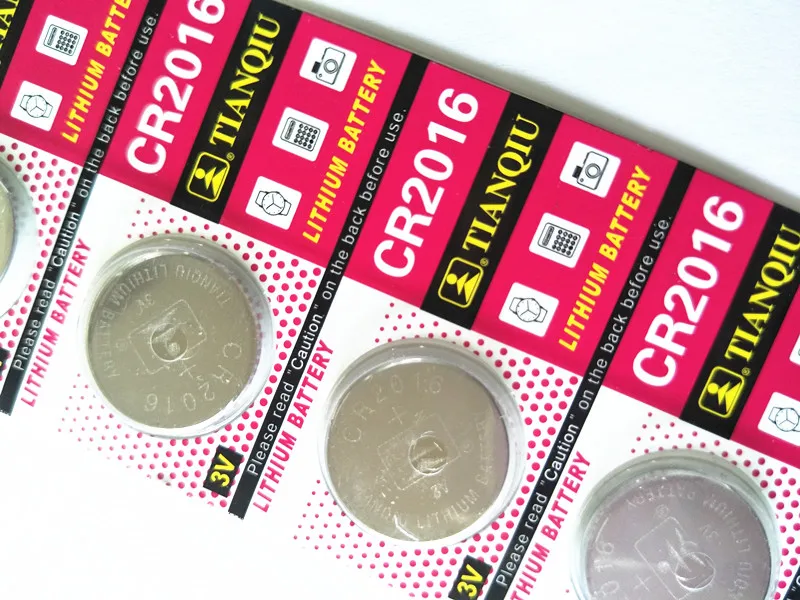 5 шт./лот 75 mAh CR2016 3 V литиевая li-liom Батарея DL2016 ECR2016 LM2016 BR2016 CR 2016 кнопки сотового Миниатюрный элемент питания игрушечные часы
