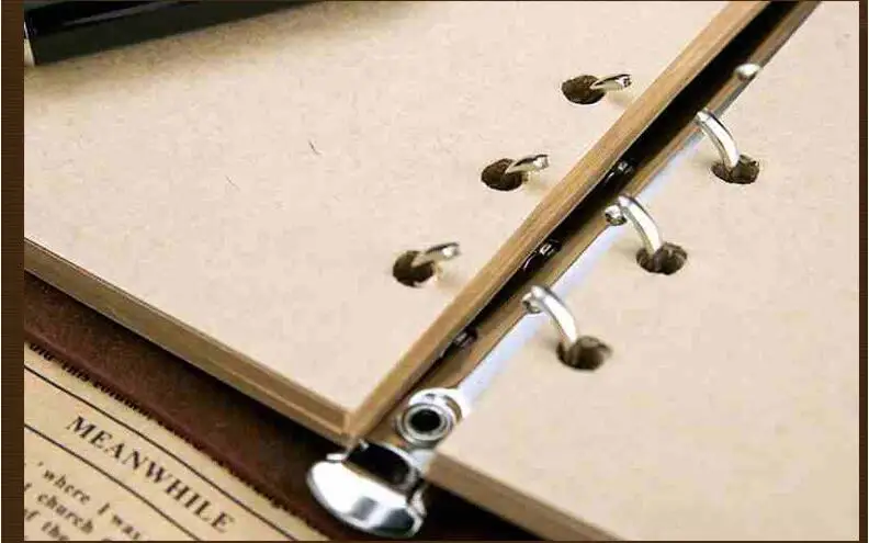 A6 Ретро винтажная бабочка из искусственной кожи пустой крафт-лист записная книжка-дневник заметки для этого планировщик канцелярские принадлежности подарок на день рождения