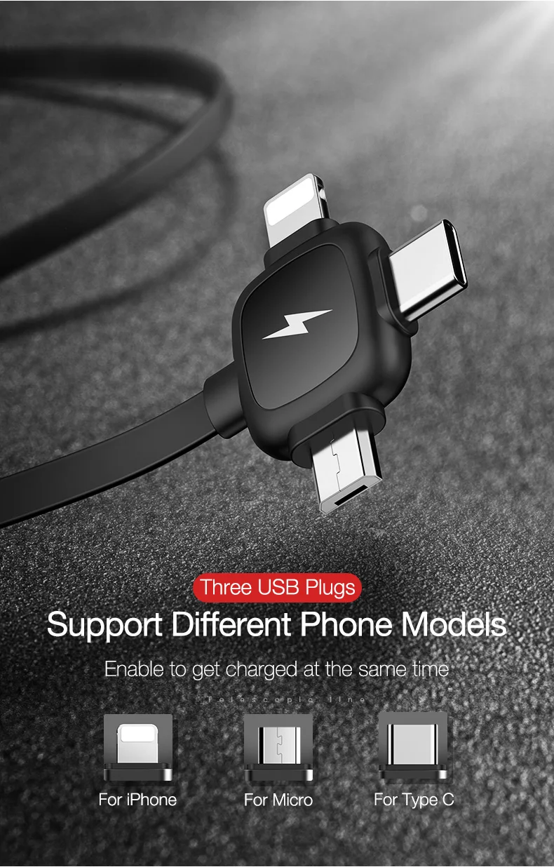 3 in 1 cable for iphone usb micro type c (10)