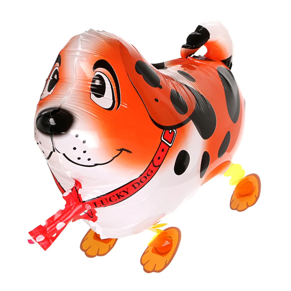 1 шт мультфильм собака ходьба в форме фольги воздушный шар для детей игрушка Прекрасный Мопс собака бульдог Пудель воздушный шар украшения для вечеринки, дня рождения
