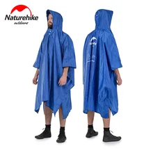 Naturehike Outdoor Camping Raincoat Hiking Rain Poncho Rainproof 3-In-1 Multifunction Rianproof Clothes Outdoor Hiking Camping
