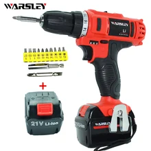 21v electric Drill power tools Cordless Screwdriver Mini Drill rechargeable cordless electric drilling dc powered screwdriver