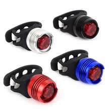 LED Waterproof Bike Bicycle Cycling Front Rear Tail Helmet Red Flash Lights Safety Warning Lamp Safety Caution Light Accessories