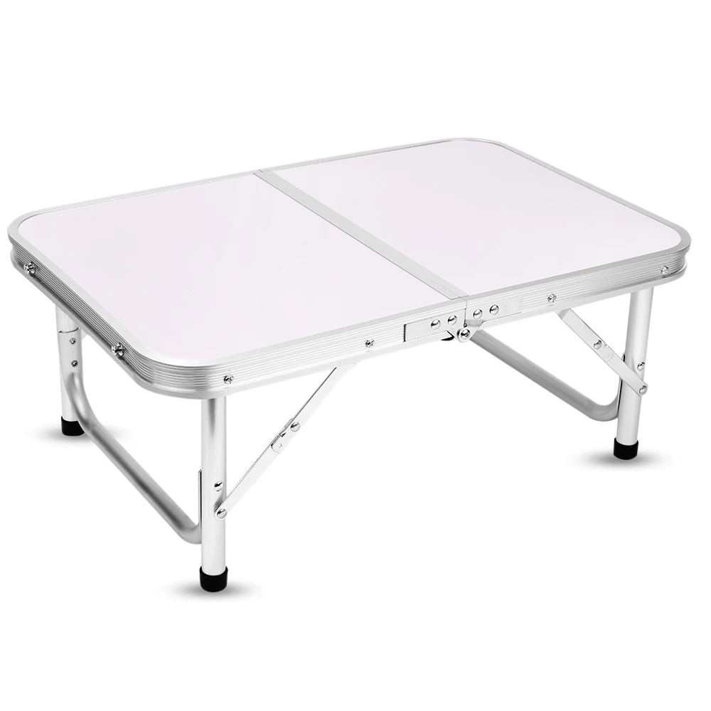  Aluminum Folding Table Laptop Bed Desk Adjustable Outdoor Tables BBQ Portable Lightweight Simple Ra