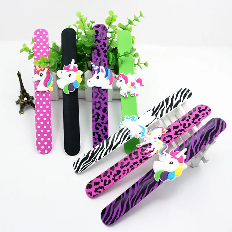 

New Unicorn Party Kids Rubber Bangle Bracelet Birthday Party Decorations Kids Party Favors Baby Shower Decoration Party Supplies
