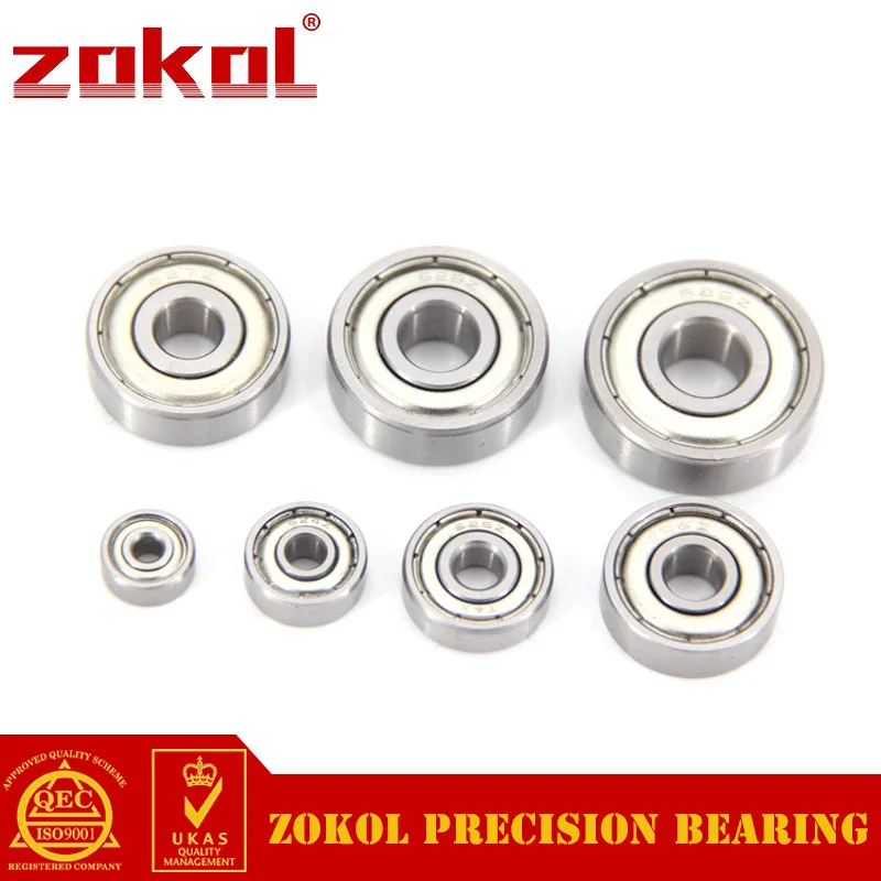 

10Pcs/Lot Deep Groove Ball Bearing Scooter Trolley 608 603 604 605 606 607 609 ZZ Z 2 RS Bearings 8x22x7 4x12x4 6x17x6 mm