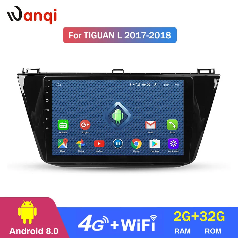 Flash Deal 4G Lte All Netcom 10.1 inch android 8.0 full touch for tiguan L 2017-2018 car dvd multimedia gps navigation system 2