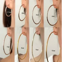 Женские серьги, большие маленькие круглые серьги-кольца для девушек, женские модные золотые, черные, серебряные кольца, ювелирные изделия для ночного клуба, DJ