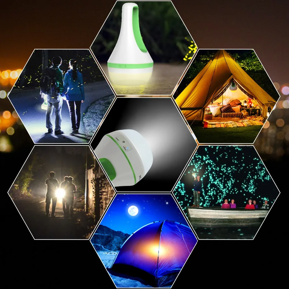 AOTOM portable USB rechargeable LED flashlights waterproof charging for power bank smartphone