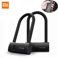 Mijia AreoX U8 Long Smart Fingerprint U-lock Anti-theft Bicycle Motorcycle Lock Type-C Rechargeable Anti-theft Lock Waterproof