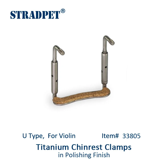 STRADPET титановые u образные зажимы в ширину 42 мм для скрипки из титана яркие