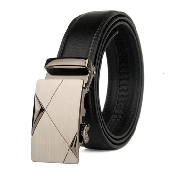 

New Designer Mens Belts Luxury Man Fashion Leather Cowskin Belt for Men High Quality Automatic Buckle Male Waist Strap 105-125cm