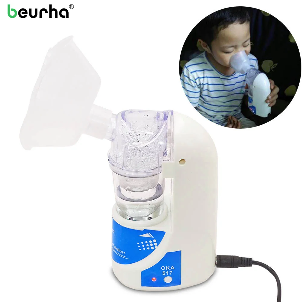 

Mini Asthma Atomizer Inhaler Nebulizer Children Adult Asthma Trachea Treatment Equipment Medical Handheld Health Care portable