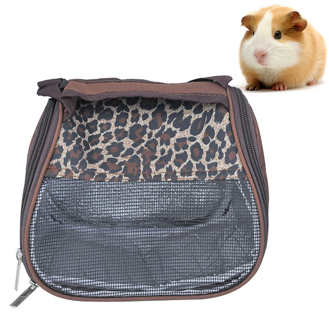 

1Pc Breathable Mesh Cloth Small Pet Carrying Bag Pet Carrier Portable Pet Travel Carrier Pet Tote Carrier For Hamster Squirrel