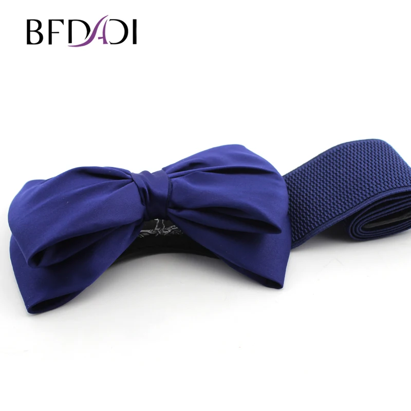 BFDADI Cummerbund 2018 самые модные женские конфетные ремни с бантом универсальные широкие