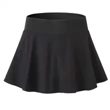 Женская школьная форма с высокой талией юбки для девочек мини теннисная юбка плиссированная юбка с шортами спортивная форма юбки 2074