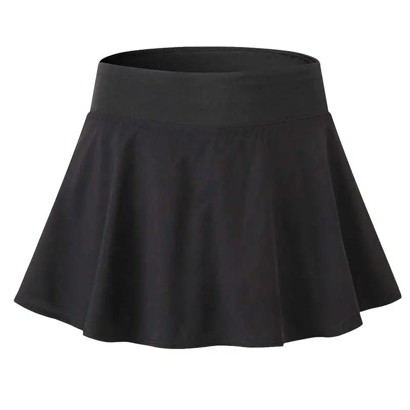 

Women High Waist School Uniform Skirts Girls Mini Tennis Skirt Pleated Runs Skirt With Shorts Sporting Fitness Skirts 2074