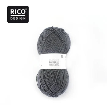 

1*100g ball Rico SUPERBA BAMBOO UNI Wool blended yarn handknitting yarn