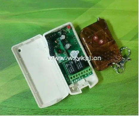 

DC12V 2CH Learning Code RF Wireless Remote Control Switches System Wolesale 315/433MHz