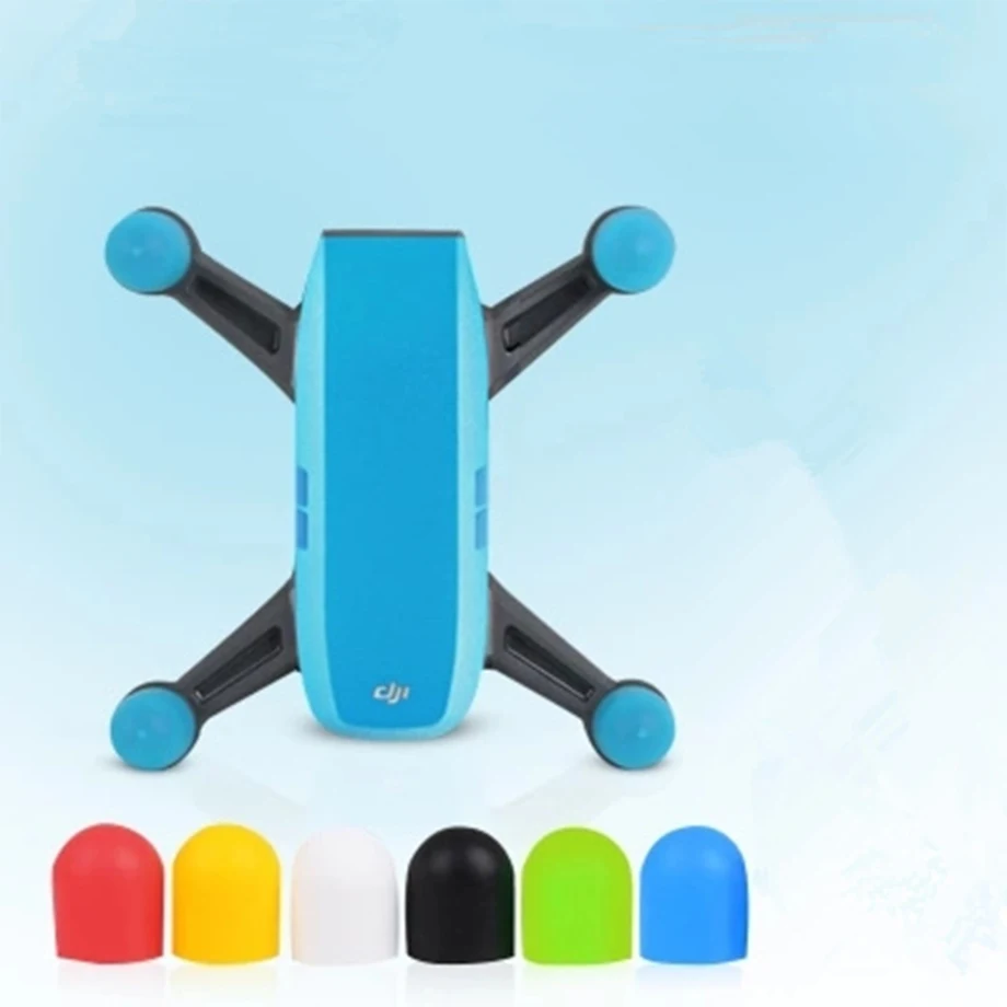 For DJI Spark Accessories 4pcs Motor Caps Protective Silicone Cover for DJI Spark Quadcopter Wholesale-1