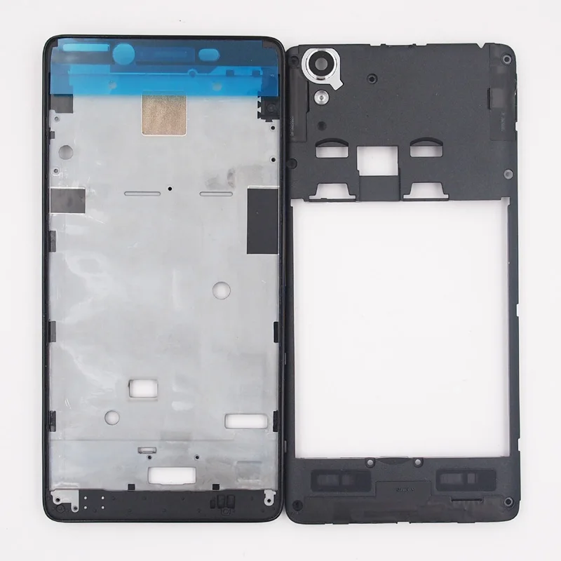 

BaanSam New LCD Holder Screen Front Frame Middle Holder Frame For Lenovo K3 A6010 Housing Case With Antenna+Camera Lens+Speaker