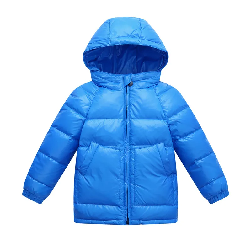 New winter jacket boys clothing children jackets for girls coat waterproof boy winter clothes toddler 2-8 years snow wear - Цвет: blue