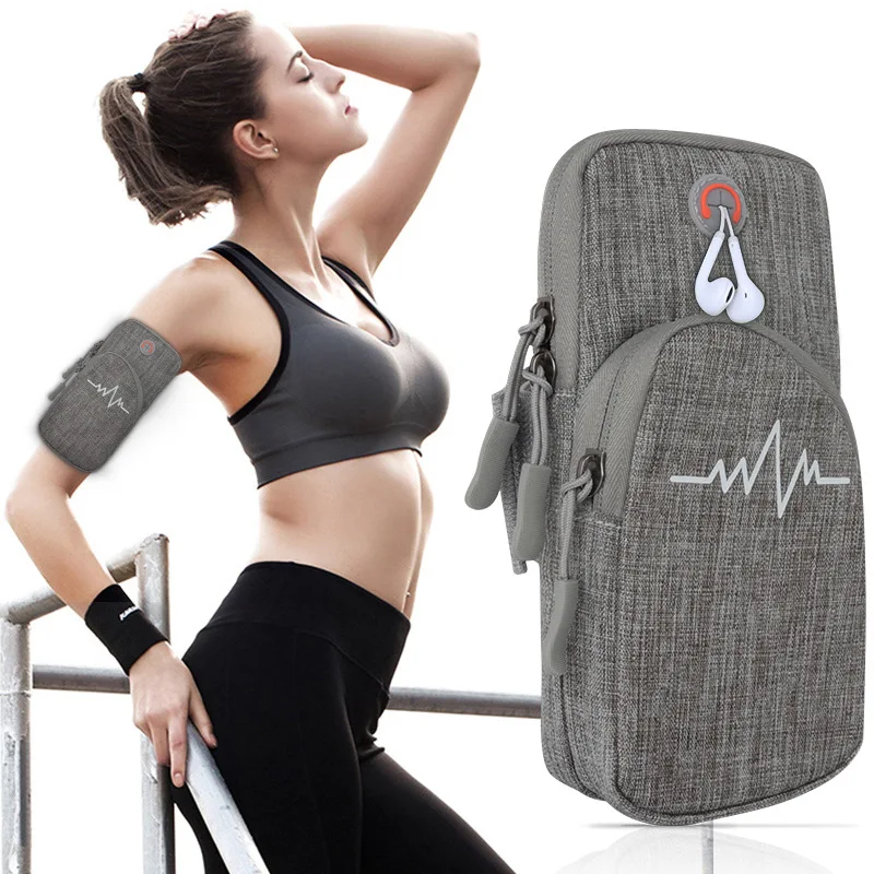 

Outdoor sports running arm bag nylon waterproof mobile phone arm set multi-function fashion fitness running bag arm sleeve