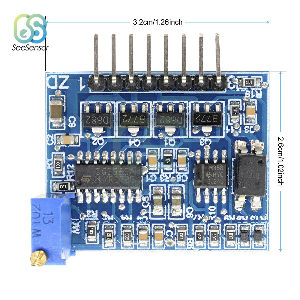 SG3525 LM358 12 V-24 V 1A инвертор драйвер платы смеситель предусилитель приводной Модуль Регулируемая частота инструмент «сделай сам»