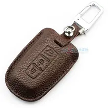 Чехол для ключей из натуральной кожи для KIA K2 SPORTAGE Soul Forte sorentoborrego, автомобильные аксессуары, брелок для ключей