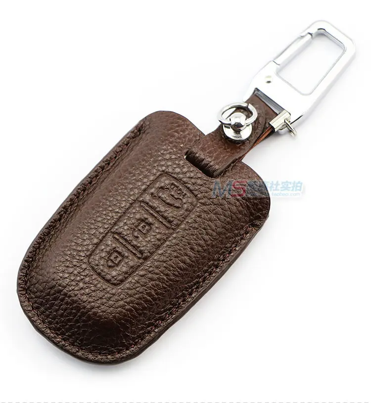 

Muti-color Genuine Leather Car Key case for KIA K2 SPORTAGE SOUL FORTE SORENTO BORREGO keyring auto accessories key fob cover