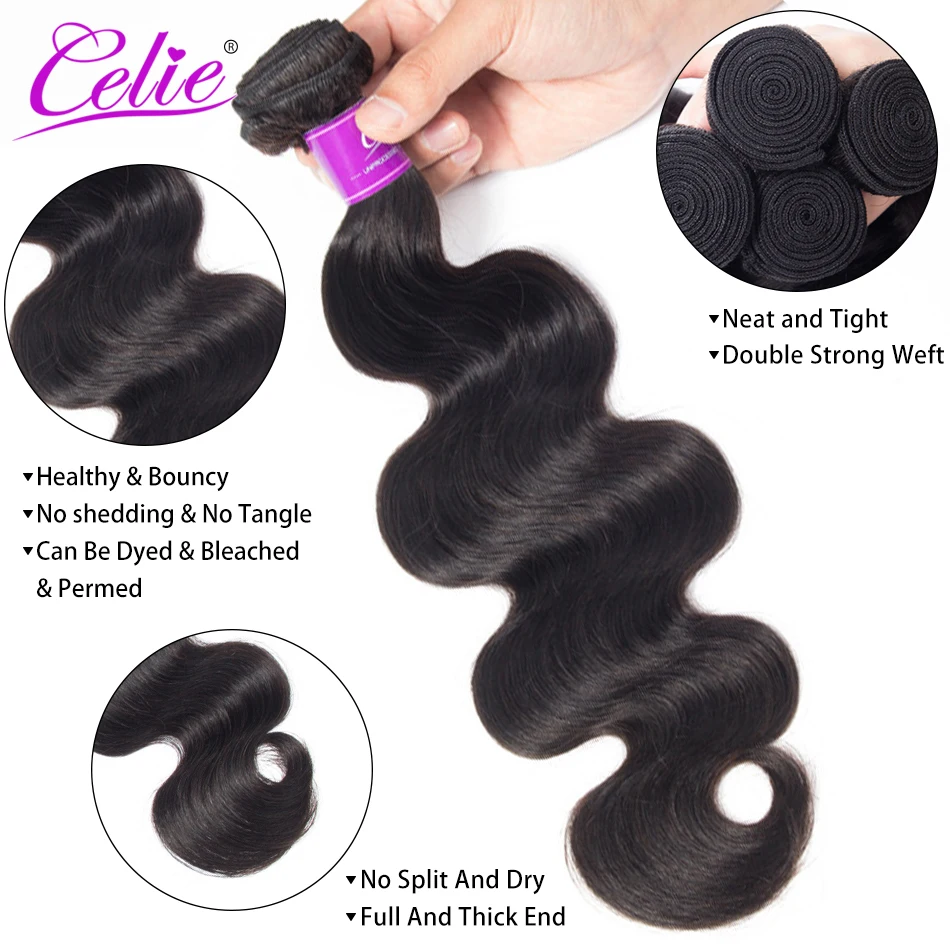 Волнистые человеческие волосы Remy 3 пряди 10 30 дюймов для наращивания|bundles hair weave|bundle