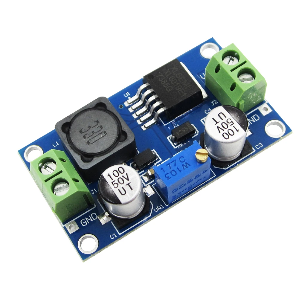 

! 10PCS XL6019 5A Current DC to DC Adjustable Boost Power Supply Board Module