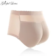 Женское нижнее белье с мягкими чашечками для увеличения ягодиц, трусы для похудения, бесшовное тонкое Корректирующее нижнее белье, трусики с поясом, подделка задницы, сексуальное нижнее белье