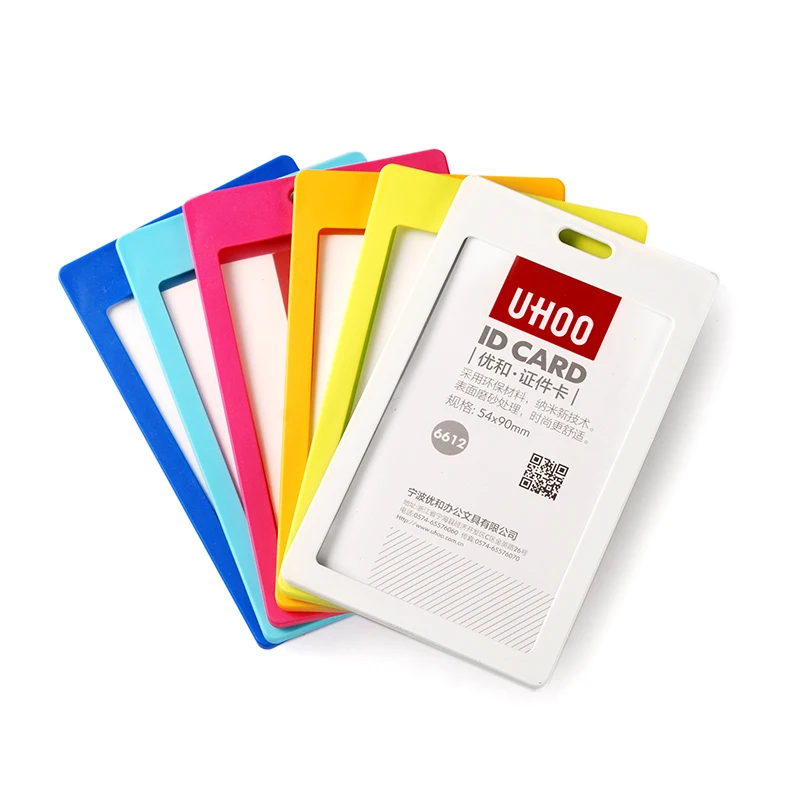 

YH6612*1pcs Work Card Holders Name card holder with PP Material ID Card Holder