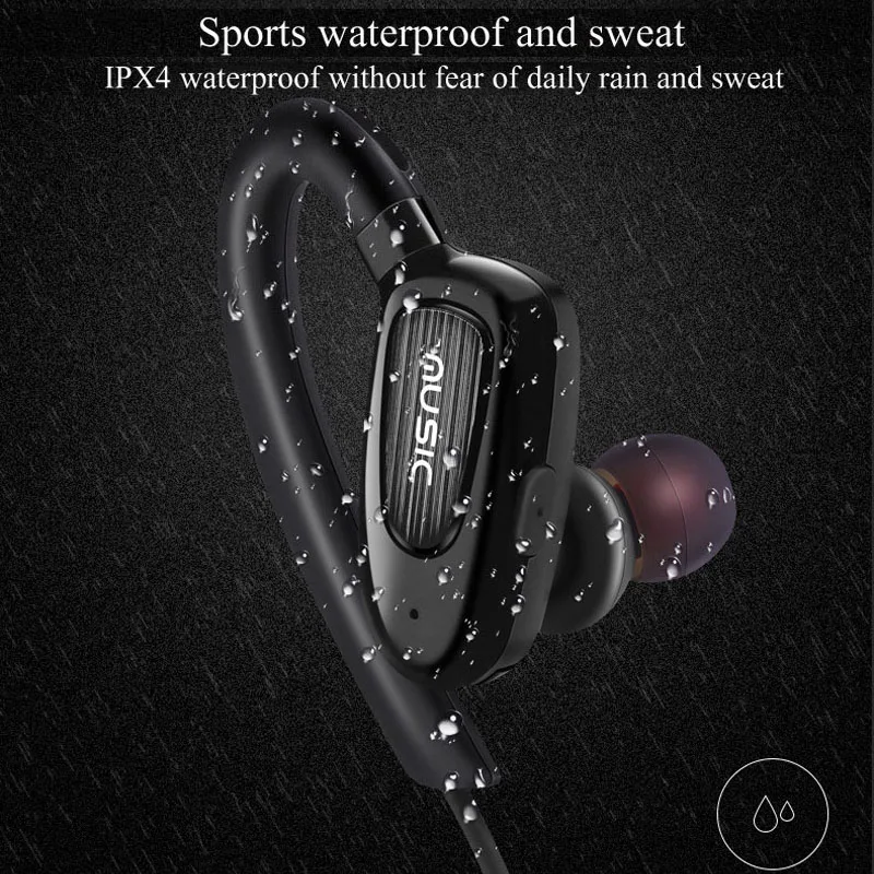 Inpher S5 bluetooth наушники беспроводные спортивные басы с микрофоном для телефона