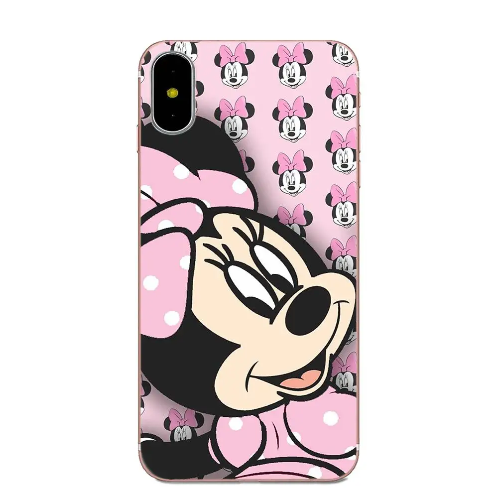Милые Чехлы для девочек с Минни Маус Galaxy J1 J2 J3 J330 J4 J5 J6 J7 J730 J8 2015 2016 2017 2018 mini