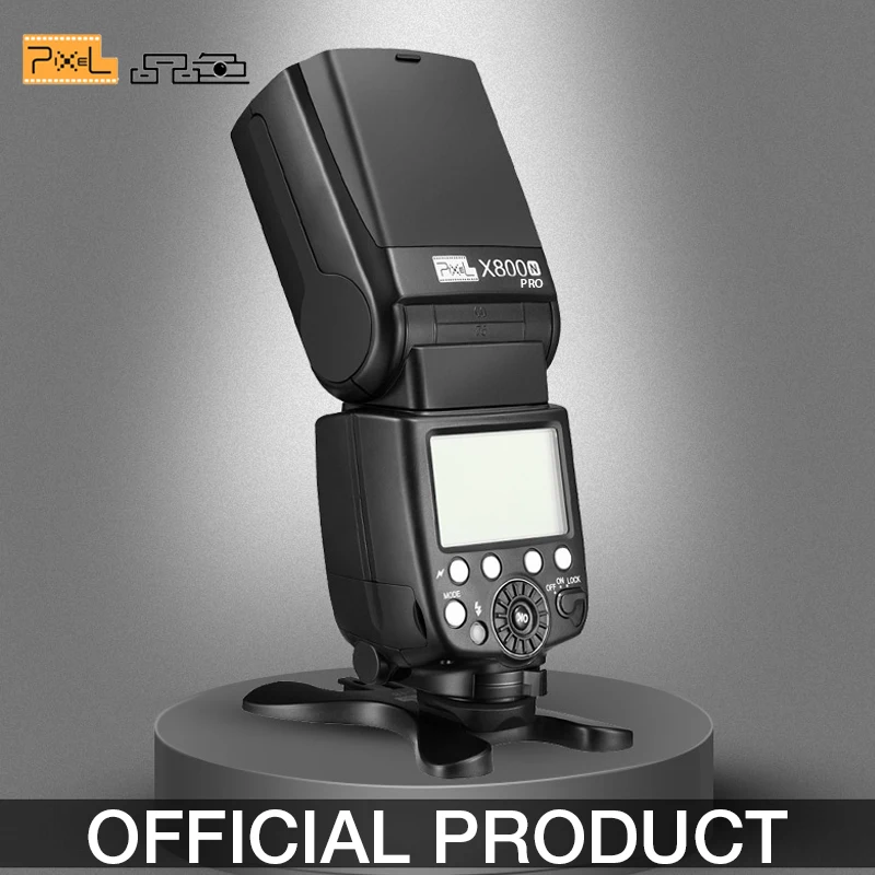 

Pixel X800N Pro Flash Speedlite for Nikon D7100 D5300 D3100 D700 D90 D750 ITTL HSS High Speed Sync External Flashgun PK JY-680A