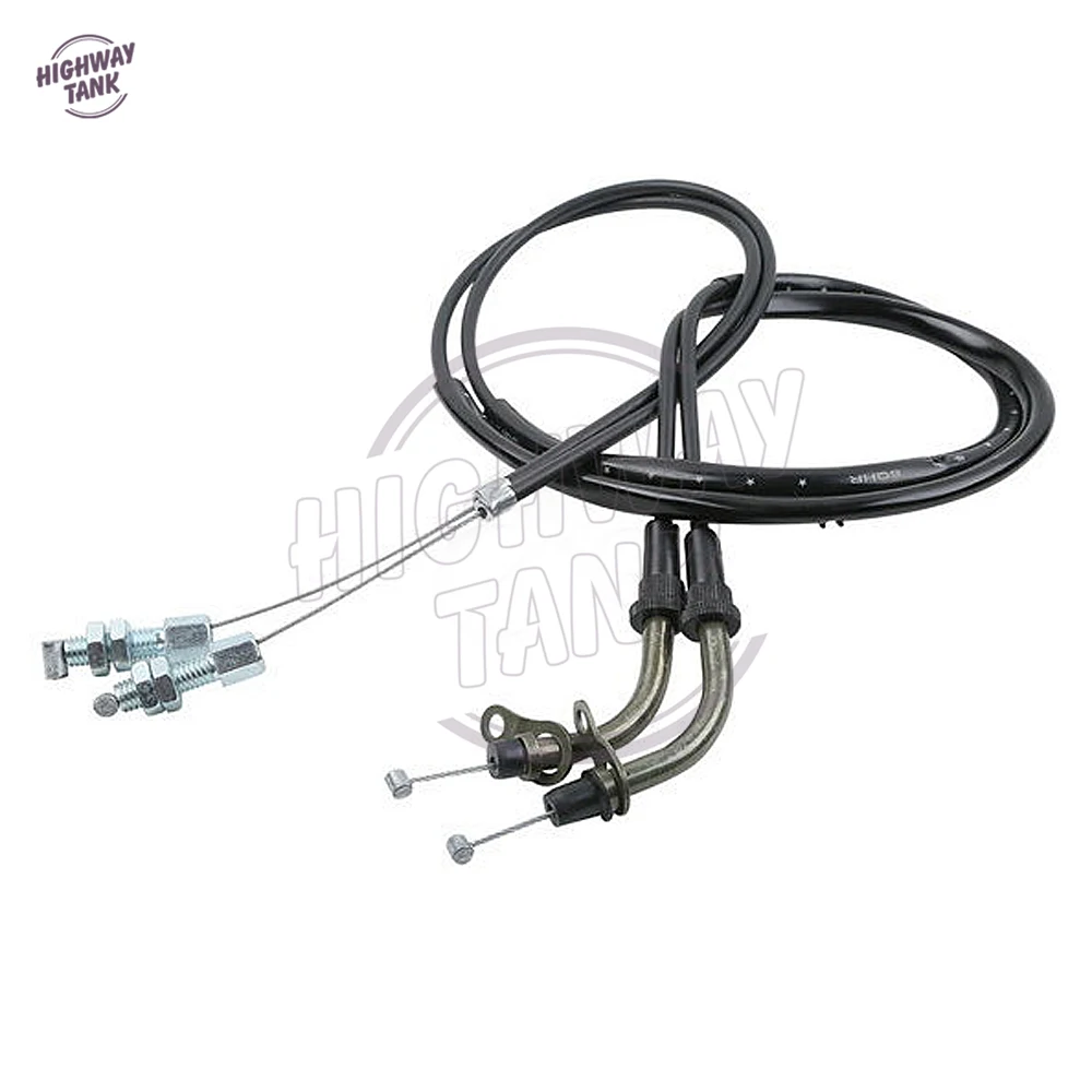 

2 Pcs Black Motorcycle Throttle Cable Wire Line Gas case for Suzuki GSX-R GSXR 1000 2005 2006 2007 2008 2009 2010 2011