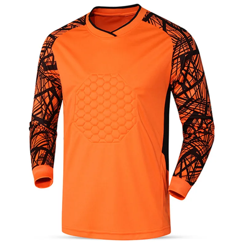 

New Men Soccer Jerseys Sports Rugby Goalkeeper Jersey Mens Survetement Football Goal keeper Uniforms Quick Dry Custom Printing