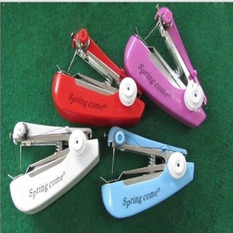 

1 Pc Portable Mini Manual Sewing Machine Simple Operation Sewing Tools Sewing Cloth Fabric Handy Needlework Tool Sewing Machine