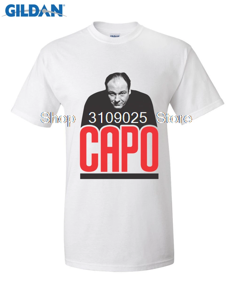 Gildan Funny Men T Shirt Mafia Capo Tony Soprano Unofficial The