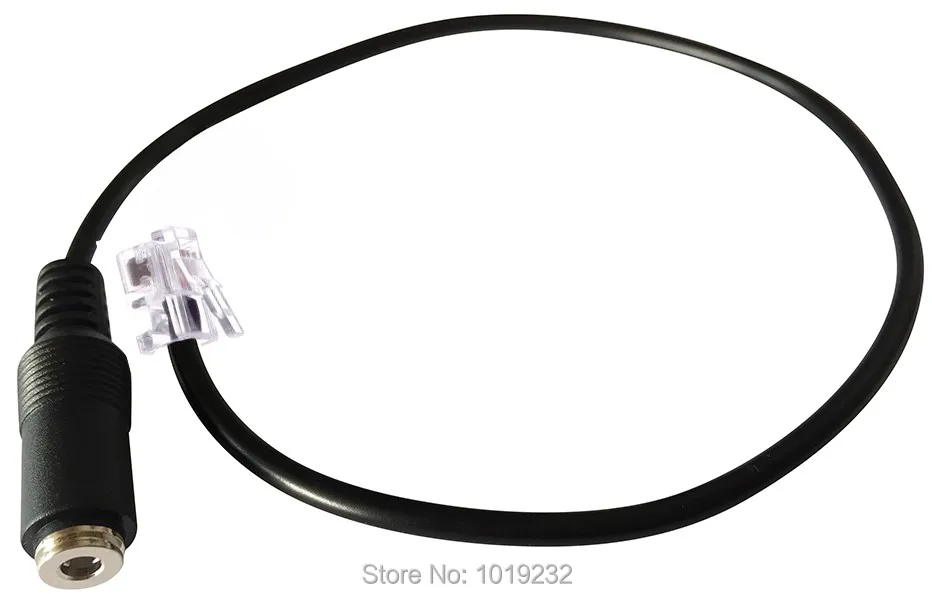 Free shipping 3.5mm Jack to RJ9/RJ10 iPhone Headset to Cisco Office Phone Adapter Cable 3.5mm