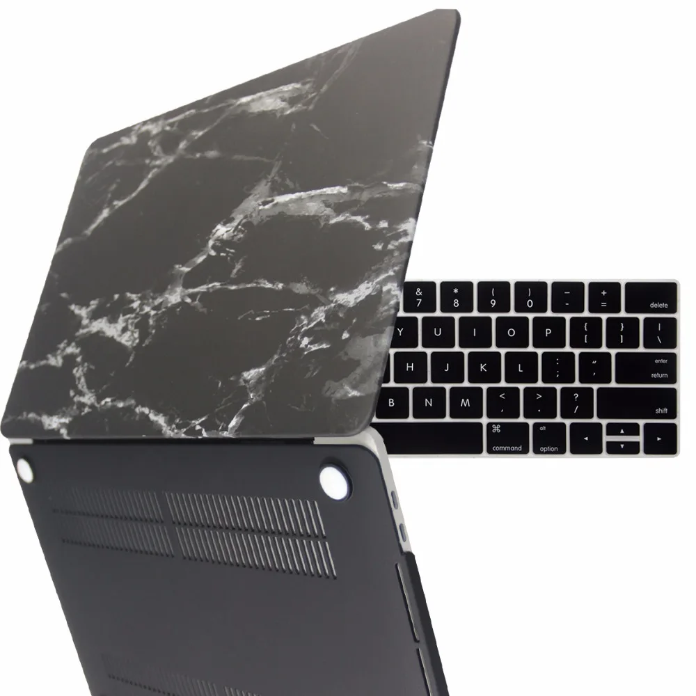 RYGOU чехол с мраморной текстурой для Apple Macbook Air Pro retina 11 12 13 15 дюймов для Mac book Pro 13 15 A1706 A1707 A1708 чехол