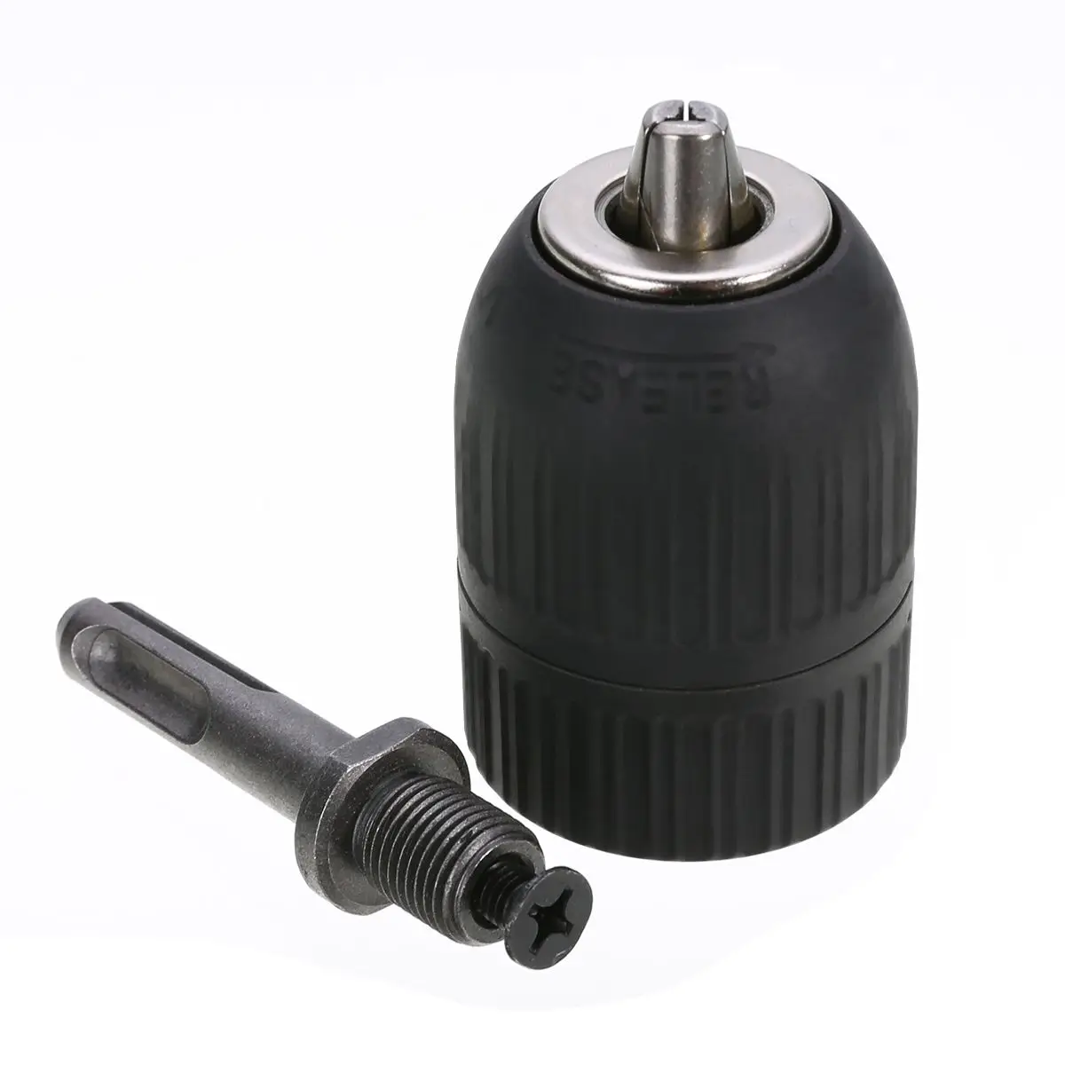 

Mayitr 2-13mm Drill Chuck Keyless Drilling Bit Quick Clamp SDS Adapter Converter Self Locking Mayitr Hardware Tool