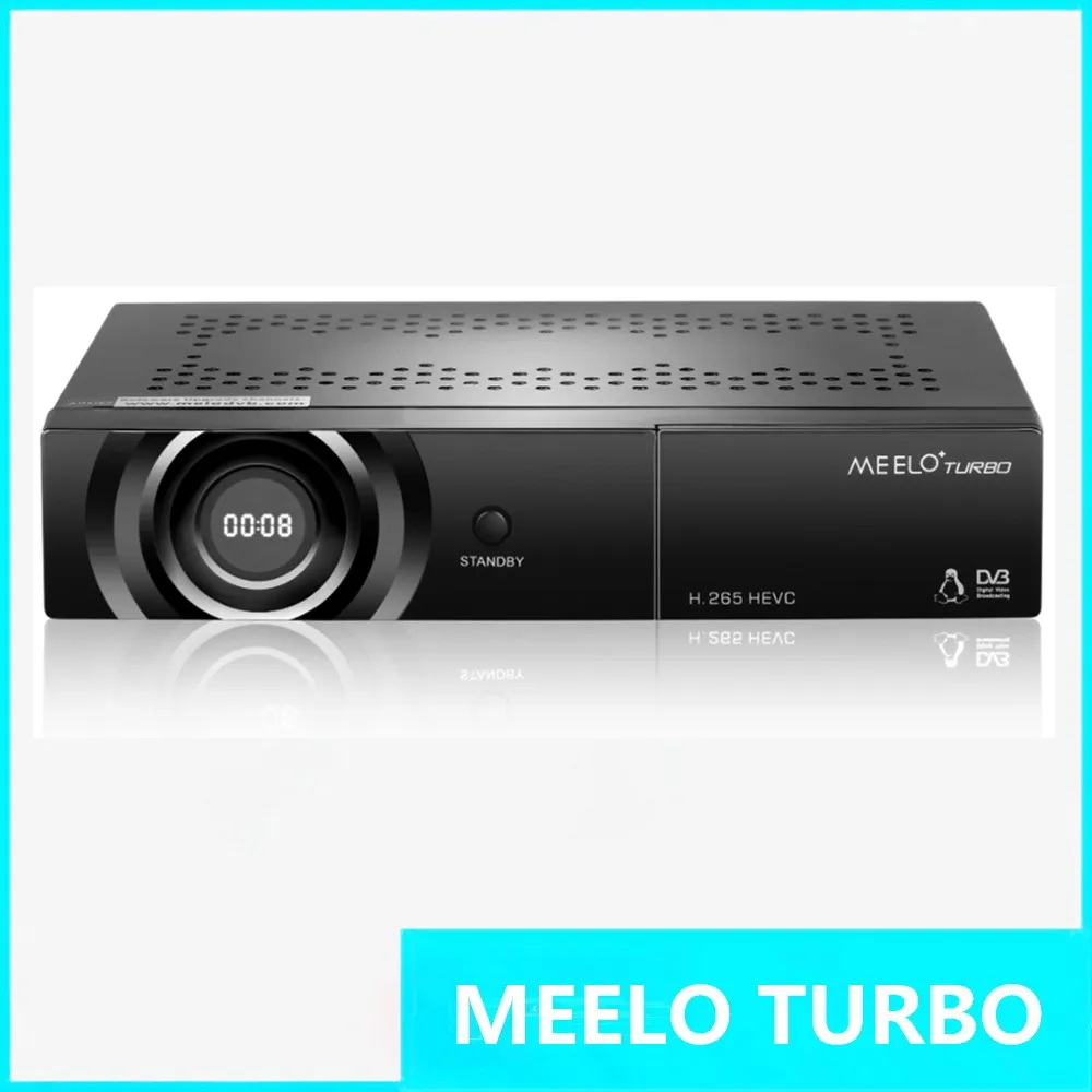 

2pcs 2017 Newest MEELO TURBO DVB-S2/C/T2 linux IPTV Satellite Receiver 7 Segment 4 Digits Display Processor BCM 73625 DHL
